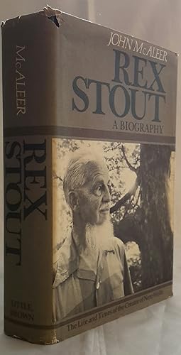 Seller image for Rex Stout. A Biography. FIRST EDITION IN DW. for sale by Addyman Books