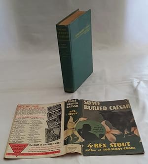 Imagen del vendedor de Some Buried Caesar. A Nero Wolfe Mystery. EARLY REPRINT IN DW. a la venta por Addyman Books