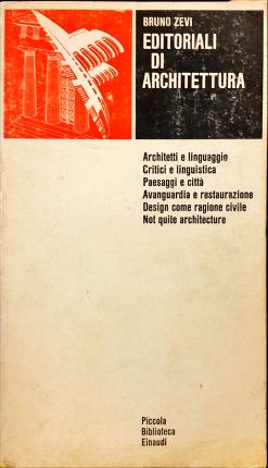 Immagine del venditore per Editoriali di architettura. venduto da Libreria La Fenice di Pietro Freggio