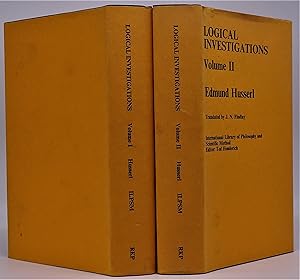 Seller image for Logical Investigations. Two Volumes for sale by Dale Steffey Books, ABAA, ILAB