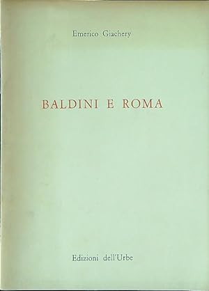 Imagen del vendedor de Baldini e Roma a la venta por Miliardi di Parole