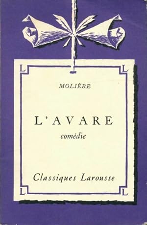 L'avare - Moli?re