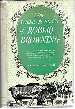 Seller image for The Poems And Plays Of Robert Browning for sale by Dorley House Books, Inc.