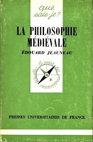 Imagen del vendedor de La philosophie m?di?vale - Edouard Jeauneau a la venta por Book Hmisphres