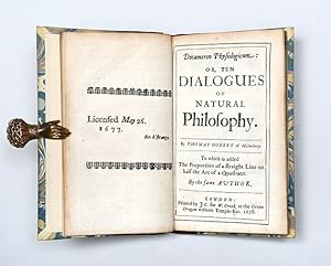 Bild des Verkufers fr Decameron Physiologicum: or, Ten Dialogues of Natural Philosophy. zum Verkauf von Peter Harrington.  ABA/ ILAB.