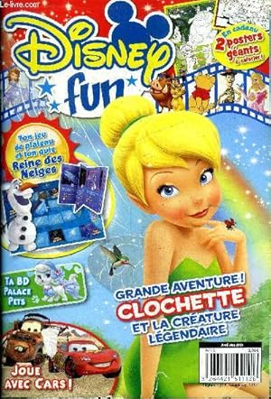 Bild des Verkufers fr Disney fun N13 Avril Mai 2015 Grande aventure Clochette et crature lgendaire zum Verkauf von Le-Livre