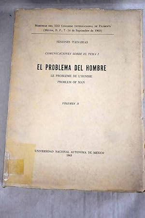 El problema del hombre