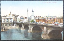 London Bridge Postcard Vintage View