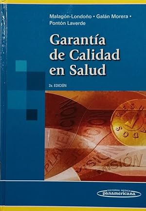 Imagen del vendedor de Garantia de calidad en salud a la venta por LIBRERIA LEA+