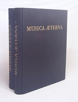 Bild des Verkufers fr Musica aeterna : Eine Darstellung des Musikschaffens aller Zeiten und Vlker unter besonderer Bercksichtigung des Musiklebens der Schweiz und desjenigen unserer Tage. [2 Bde.] / [Hrsg. von Gottfried Schmid. Unter Mitw. von .] zum Verkauf von Versandantiquariat Buchegger