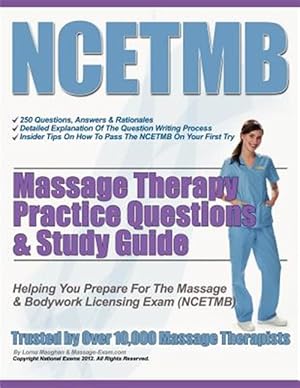 Imagen del vendedor de NCETMB Massage Therapy Practice Questions & Study Guide a la venta por GreatBookPrices
