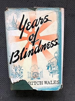 Imagen del vendedor de Years of Blindness a la venta por Cragsmoor Books