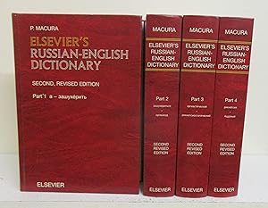 Seller image for Elsevier's Russian-English Dictionary: 4 Volume Set for sale by The Book Junction