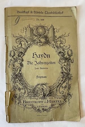 Haydn Die Jahreszeiten Les Saisons Sopran Nr. 108 Klavierauszug