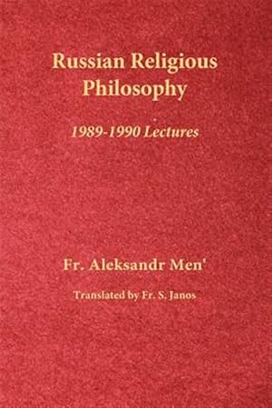 Seller image for Russian Religious Philosophy: 1989-1990 Lectures for sale by GreatBookPricesUK