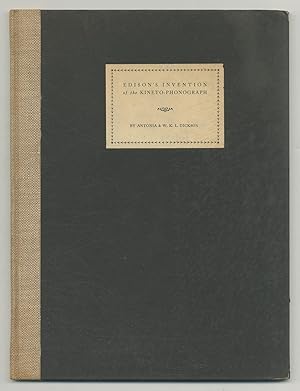 Image du vendeur pour Edison's Invention of the Kineto-Phonograph: Being a reprint of an article originally appearing in the Century Magazine in the year 1894 mis en vente par Between the Covers-Rare Books, Inc. ABAA