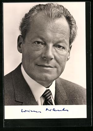 Bild des Verkufers fr Ansichtskarte Bundeskanzler Willy Brandt zum Verkauf von Bartko-Reher