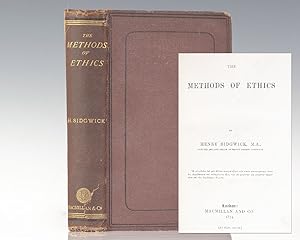 Bild des Verkufers fr The Methods of Ethics. zum Verkauf von Raptis Rare Books