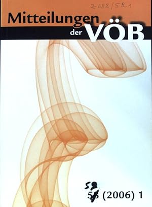 Bild des Verkufers fr Benchmarking fr die UB-Graz. - in: Mitteilungen der VB; 59 (2006) 1; zum Verkauf von books4less (Versandantiquariat Petra Gros GmbH & Co. KG)