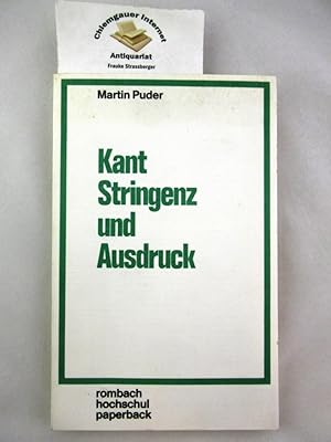 Seller image for Kant, Stringenz und Ausdruck Rombach-Hochschul-Paperback for sale by Chiemgauer Internet Antiquariat GbR