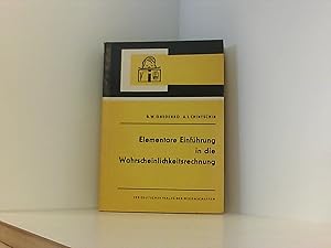 Seller image for Elementare Einfhrung in die Wahrscheinlichkeitsrechnung for sale by Book Broker