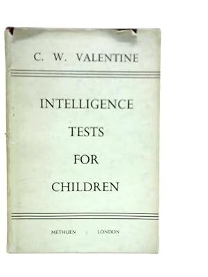 Bild des Verkufers fr Intelligence Tests for Children zum Verkauf von World of Rare Books