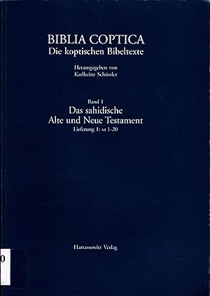 Bild des Verkufers fr Das sahidische Alte und Neue Testament Band 1 Lieferung 1 - 4 Komplett Lieferung 1 : sa 1 - 20 / Lieferung 2 : sa 21 - 48 / Lieferung 3 : sa 49 - 92 / Lieferung 4 : sa 93 - 120 zum Verkauf von avelibro OHG