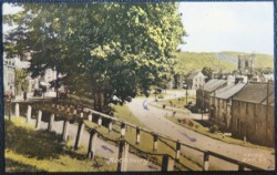 Rothbury Postcard Vintage View 1959