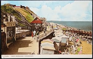 Sheringham Postcard Norfolk West Promenade 1961