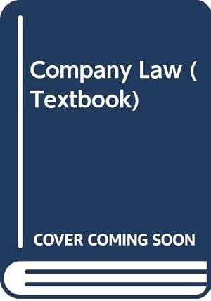 Bild des Verkufers fr Company Law zum Verkauf von WeBuyBooks