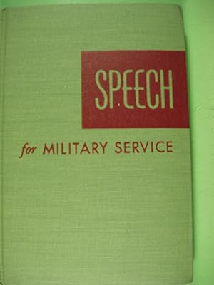 Imagen del vendedor de Speech For Military Service a la venta por PB&J Book Shop