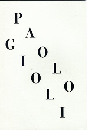 Bild des Verkufers fr Paolo Gioli zum Verkauf von Studio Bibliografico Marini