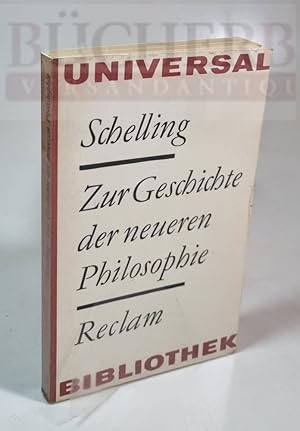 Zur Geschichte der neueren Philosophie Münchener Vorlesungen. Herausgegeben von Manfred Buhr