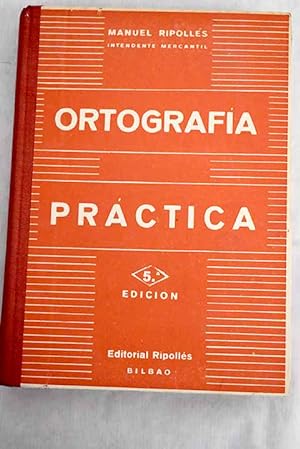 Seller image for Ortografa prctica for sale by Alcan Libros