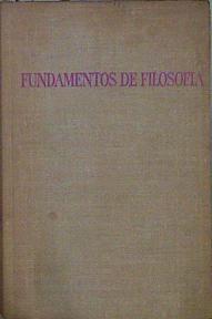 Imagen del vendedor de Fundamentos de Filosofa a la venta por Almacen de los Libros Olvidados