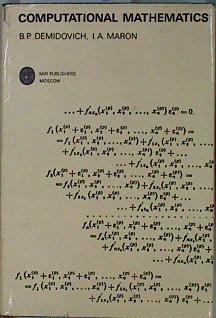 Imagen del vendedor de Computational Mathematics a la venta por Almacen de los Libros Olvidados