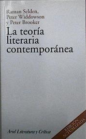 Immagine del venditore per La teora literaria contempornea venduto da Almacen de los Libros Olvidados