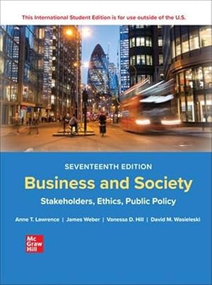 Seller image for Business and Society: Stakeholders Ethics Public Policy ISE (Paperback) for sale by Grand Eagle Retail