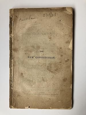 THE NEW CONSTITUTION: REMARKS BY PHILIP PUSEY, ESQ., M.P.