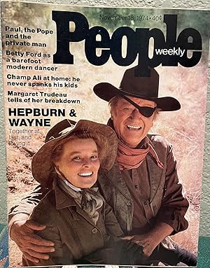 People November 18, 1974 Hepburn & Wayne