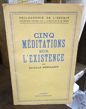 Imagen del vendedor de Cinq Meditations sur l'Existence a la venta por Atlantic Bookshop