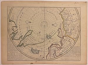 A Map of the North Pole with all the Territories that lye near it, known to us & c.