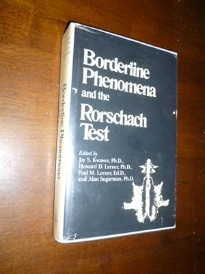 Seller image for Borderline Phenomena and the Rorschach Test for sale by Gargoyle Books, IOBA