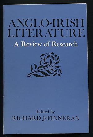 Bild des Verkufers fr Anglo-Irish Literature: A Review of Research zum Verkauf von Between the Covers-Rare Books, Inc. ABAA