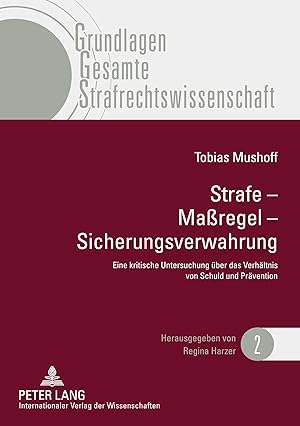 Image du vendeur pour Strafe - Massregel - Sicherungsverwahrung mis en vente par moluna