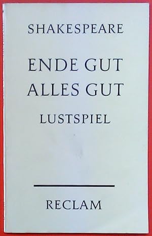 Seller image for Ende gut, alles gut - Lustspiel in fnf Akten for sale by biblion2
