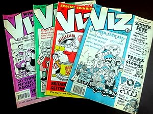 VIZ, Bi-monthly Comic, Issues 49, 50, 51, and 52 (4 of 1991 adult comics). "Not for Sale to Child...