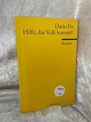 Seller image for Hilfe, das Volk kommt! Mit einem vollstndigen Werkverzeichnis der Compagnia Dario Fo / Franca Rame. Tb Dario Fo /. Aus dem Ital. bers. von Peter O. Chotjewitz / Reclams Universal-Bibliothek ; Nr. 9718 for sale by Antiquariat Jochen Mohr -Books and Mohr-