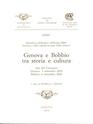 Bild des Verkufers fr Genova e Bobbio tra storia e cultura zum Verkauf von Librodifaccia