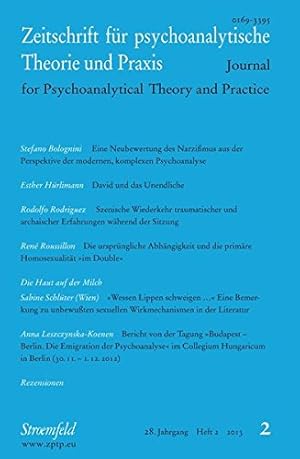 Zeitschrift für psychoanalytische Theorie und Praxis. Journal for Psychoanalytical Theory and Pra...